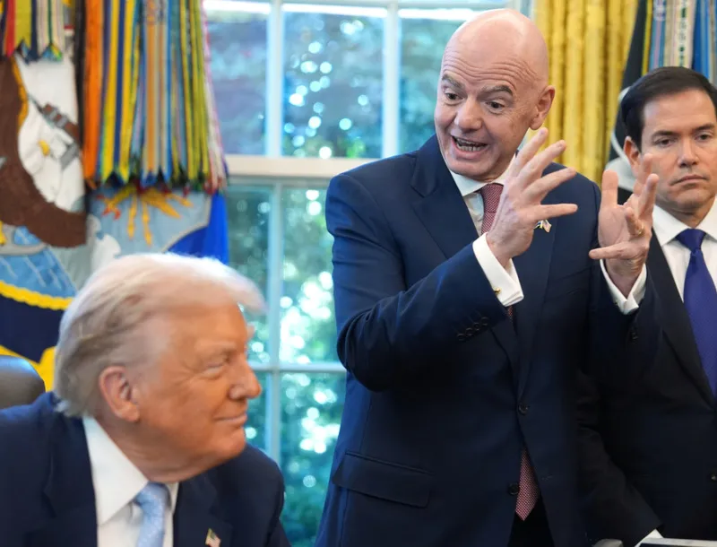 Infantino presente en la Casa Blanca | AP