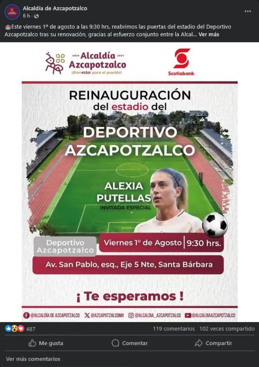 Así fue la publicación de la Alcaldía