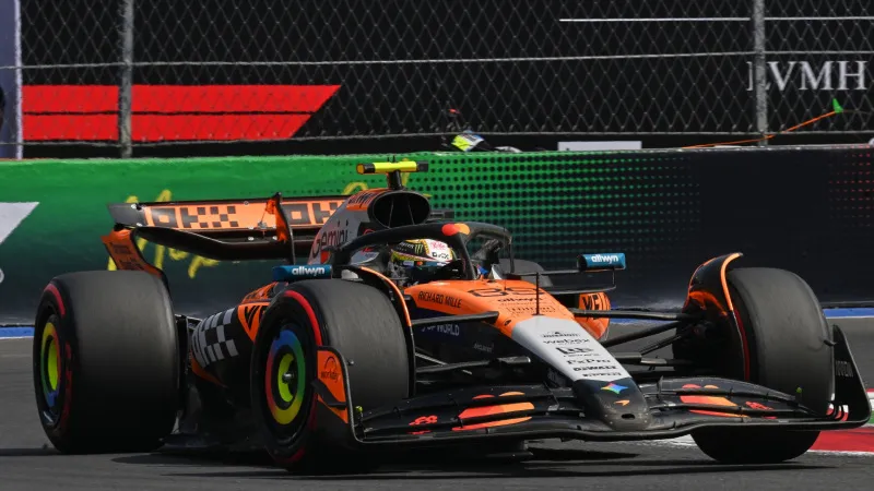 Pato O'Ward corriendo la FP1 del GP de la Ciudad de México | MEXSPORT