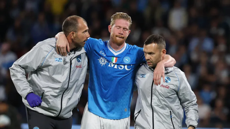 De Bruyne salió lesionado | AP