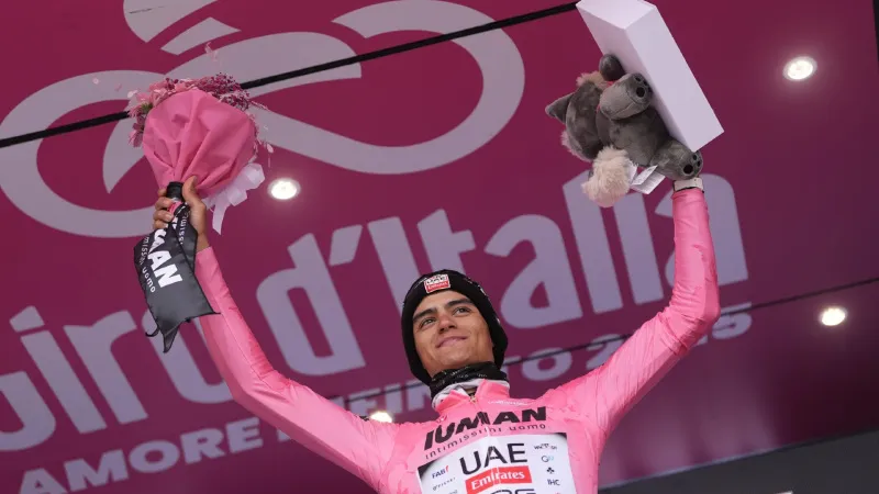 Isaac del Toro irrumpió en el ciclismo mundial este 2025 | AP