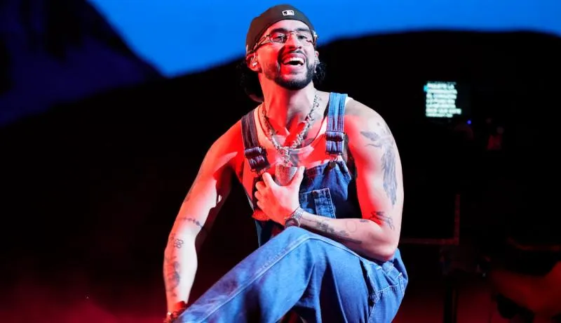 Bad Bunny en pleno concierte | AP