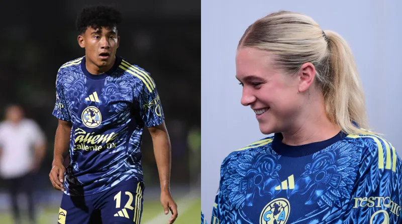 Isaías Violante y Annie Lee Karich, jugadores del América | IMAGO7