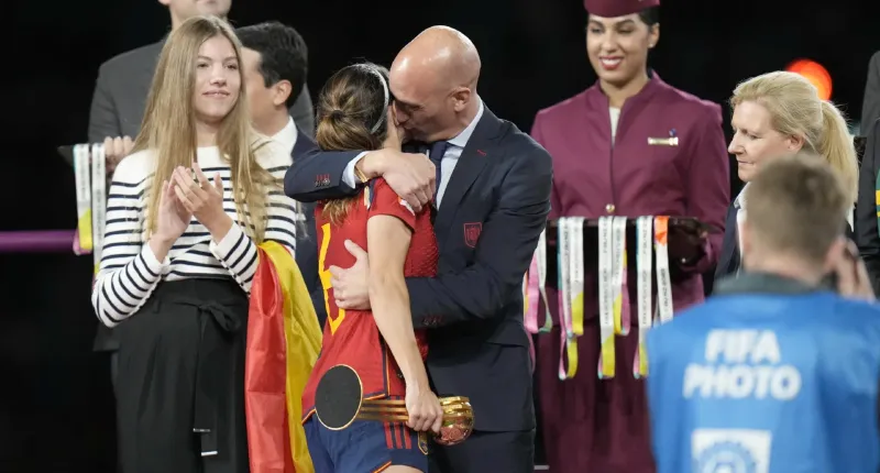 Rubiales en la ceremonia del Mundial Femenil 2023 | AP