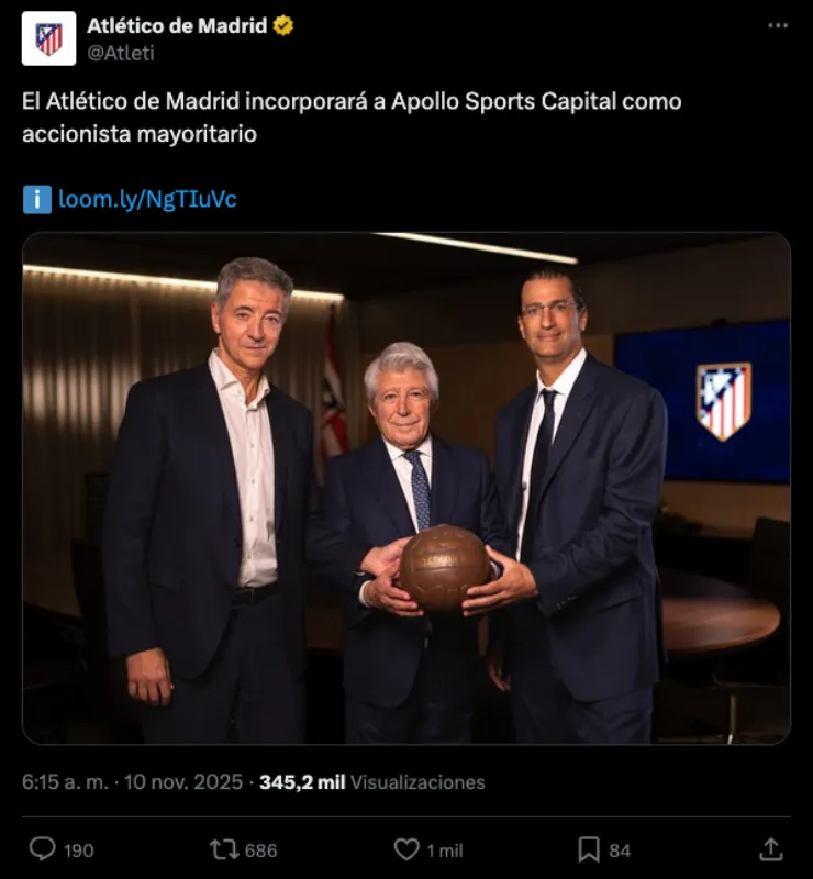 Anuncio del Atlético de Madrid | X: @Atleti