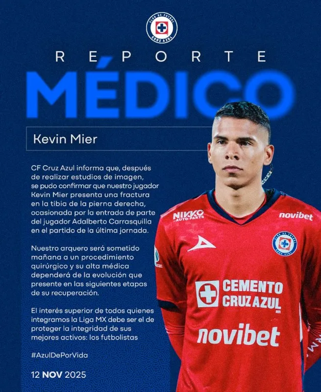 Comunicado de Cruz Azul | X: @Cruz Azul