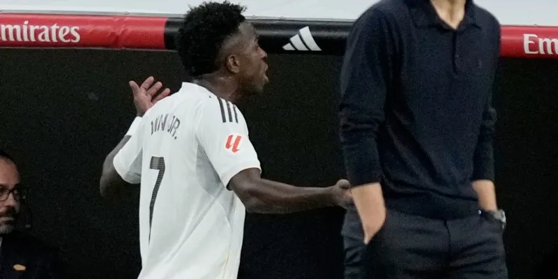 Vinicius no está conteto en Madrid este año | AP