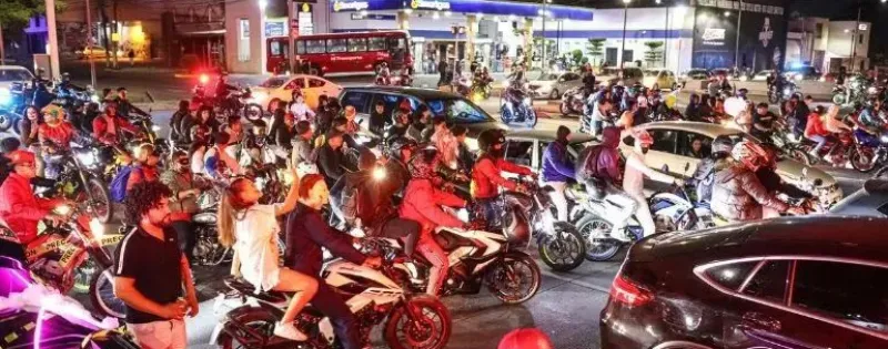 Las rodadas se hacen cada año y termina con varios detenidos / Redes Sociales