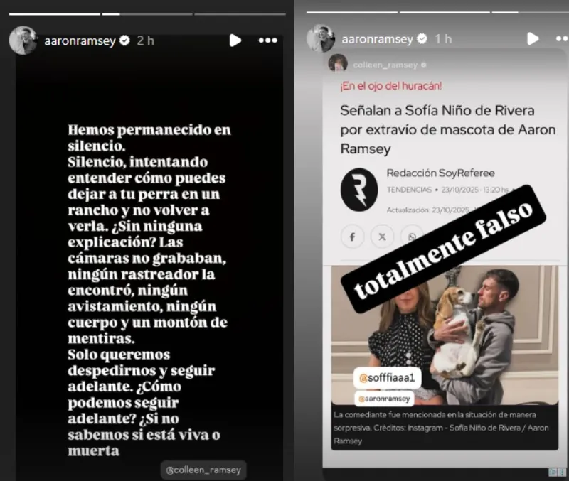 Así fue el mensaje de Aaron Ramsey