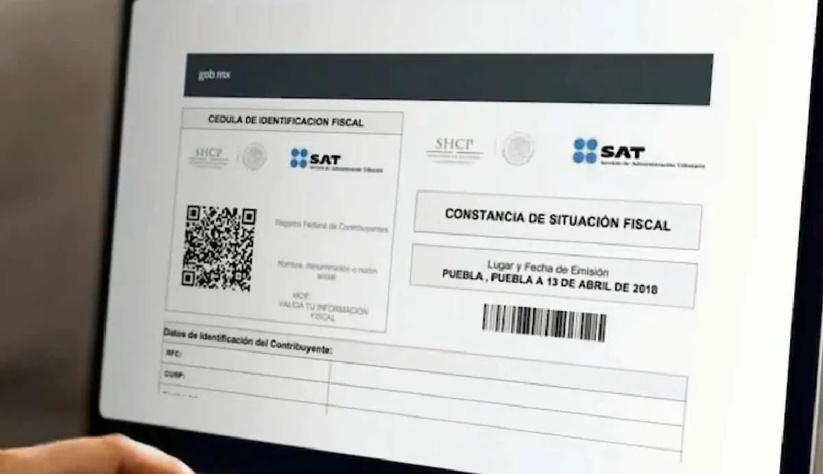 La Constancia de Situación Fiscal sigue vigente para los contribuyentes/SAT