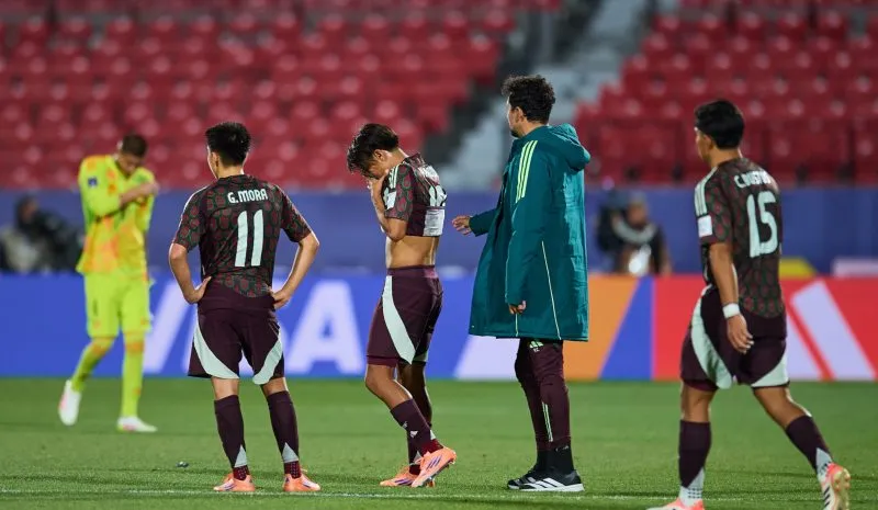 Jugadores tras derrota