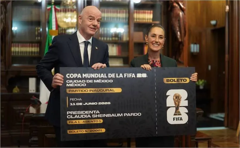 La presidenta Sheinbaum redujo el tiempo de condonación de impuestos a la FIFA/Presidencia de México