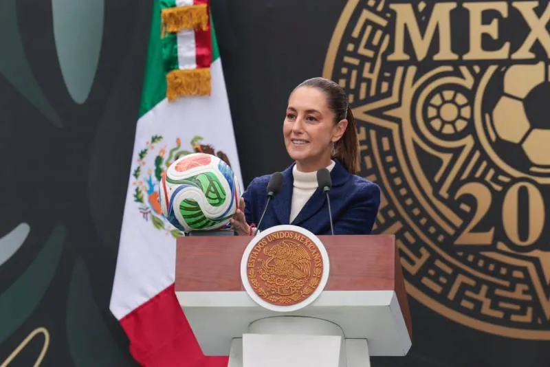 La presidenta calificó el Mundial como un evento privado de FIFA/Presidencia de México