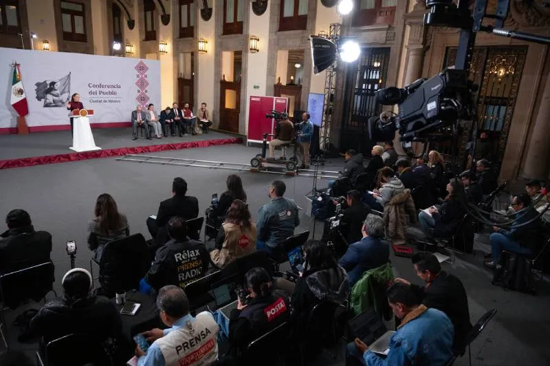 La mandataria confirmó la noticia durante su conferencia mañanera/Presidencia de México