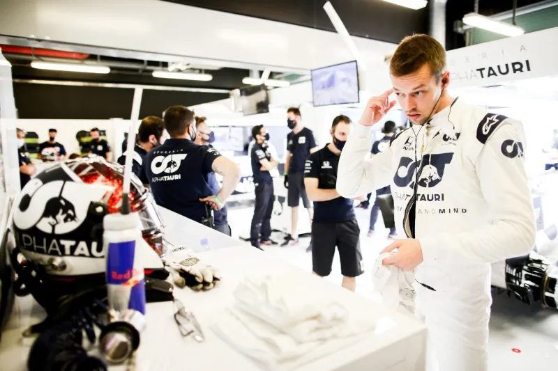 Daniil Kvyat con AlphaTauri