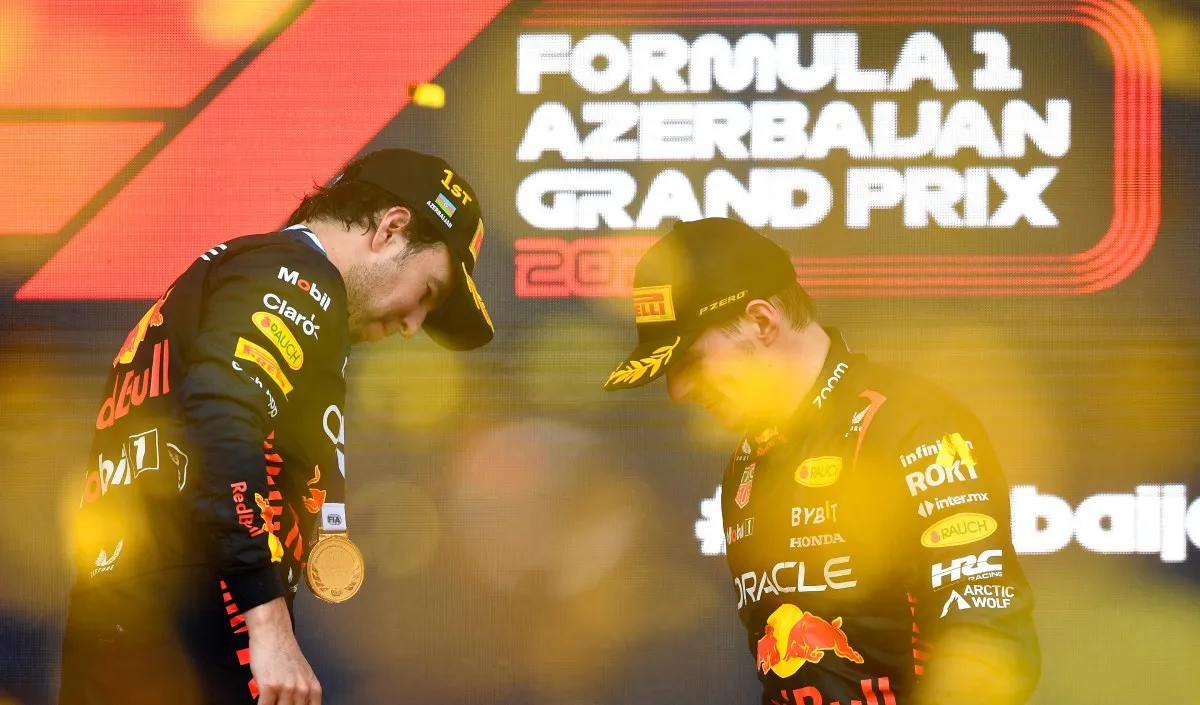 Checo ganó dos veces en Azerbaiyán con Red Bull