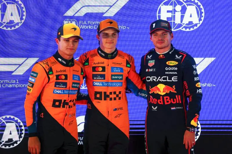 Norris, Piastri y Verstappen | RBR