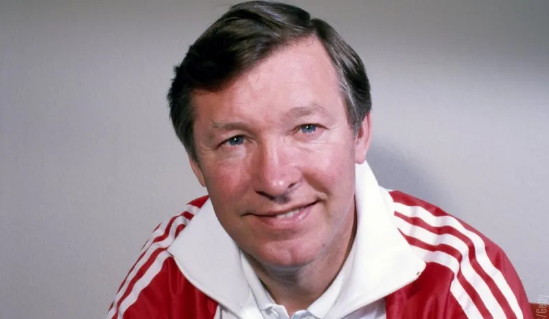 Ferguson en su llegada a los Red Devils