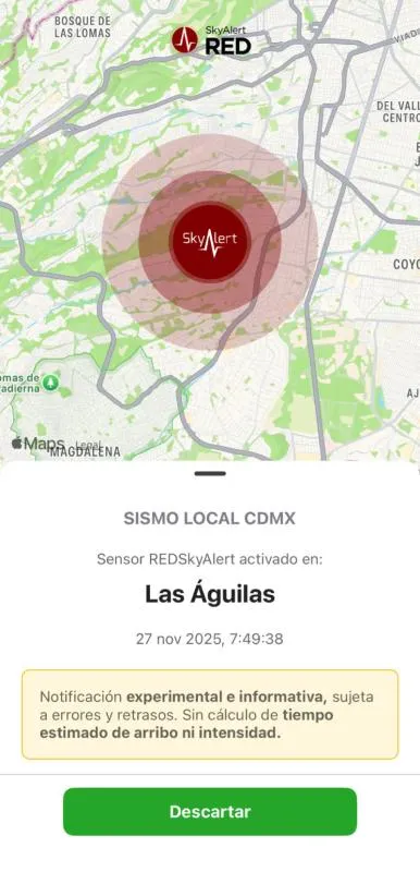 El microsismo tuvo una magnitud de 2.3 grados / Redes Sociales