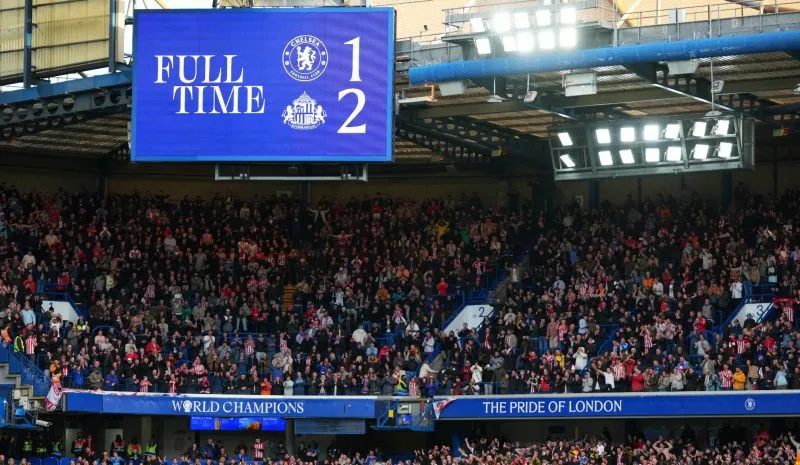 Resultado final en Stamford Bridge