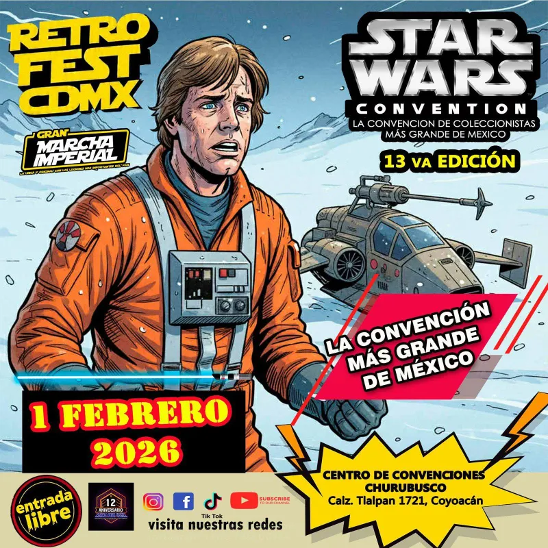 La entrada será gratis dentro del Centro de Convenciones Churubusco / FB: @retrofestcdmx