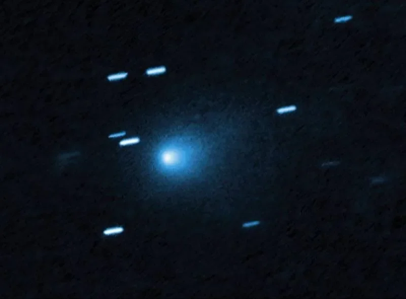Imagen del cometa interestelar 3I/ATLAS capturada por la cámara de campo amplio del telescopio espacial Hubble el 21 de julio de 2025. | NASA, ESA, D. JEWITT (UCLA)J. DEPASQUALE STSCI