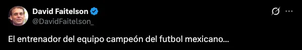 Tuit de Faitelson | X: @DavidFaitelson_