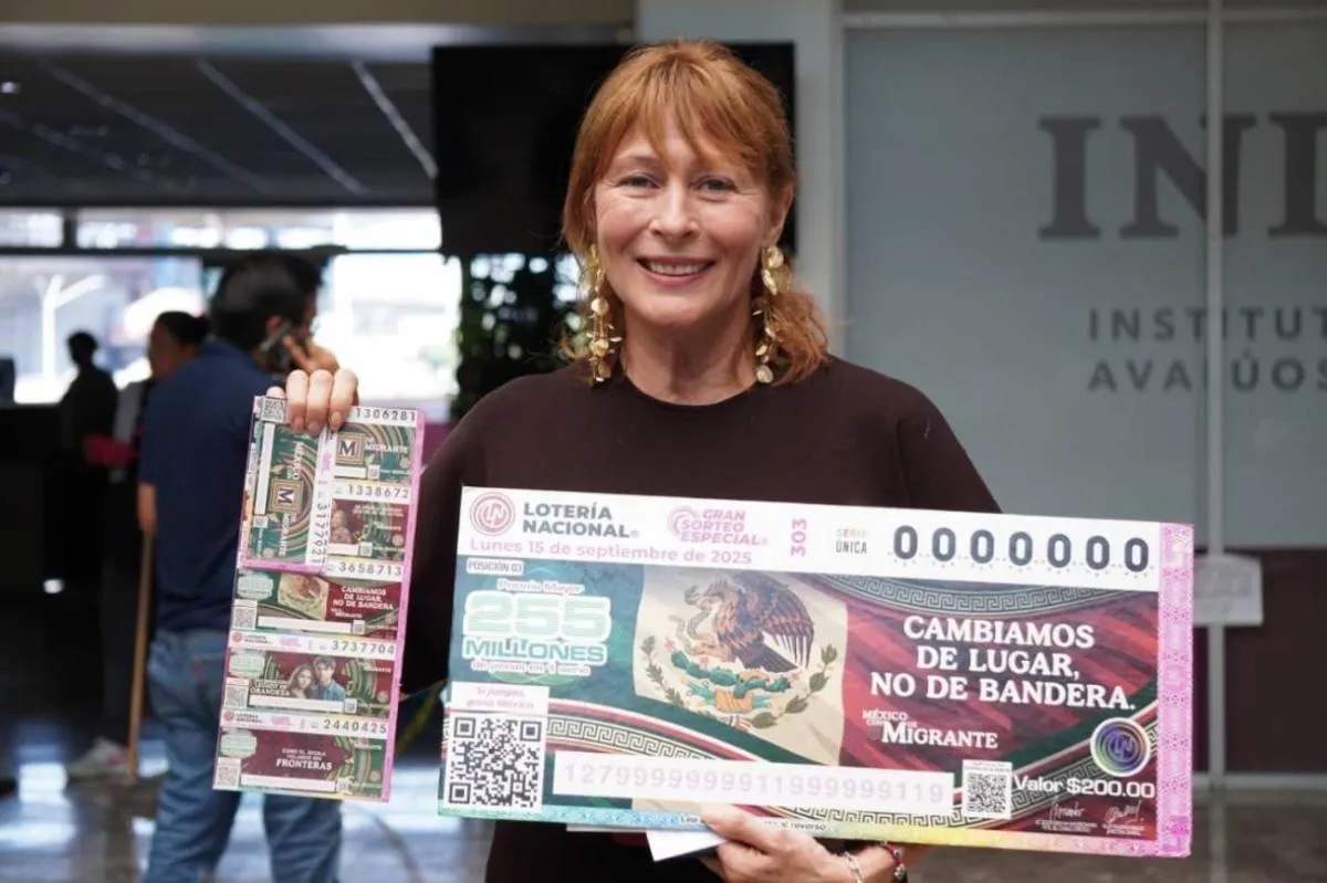 El sorteo se llevará a cabo el próximo 15 de septiembre a las 16:00 horas / Gobierno de México