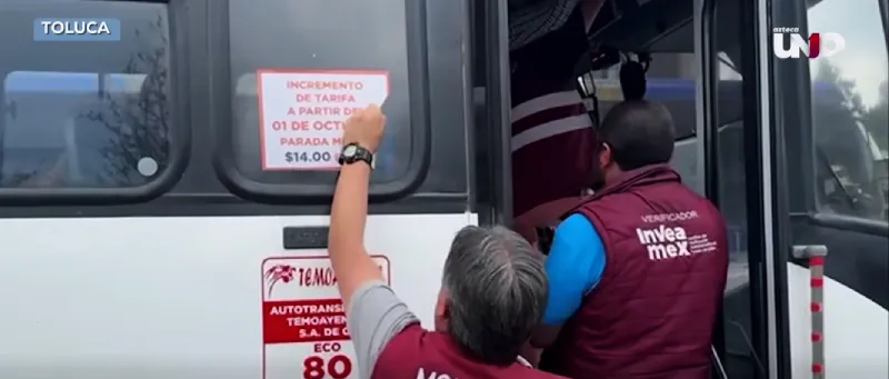 Los transportistas del Edomex subieron un 1 peso su tarifa / Redes Sociales