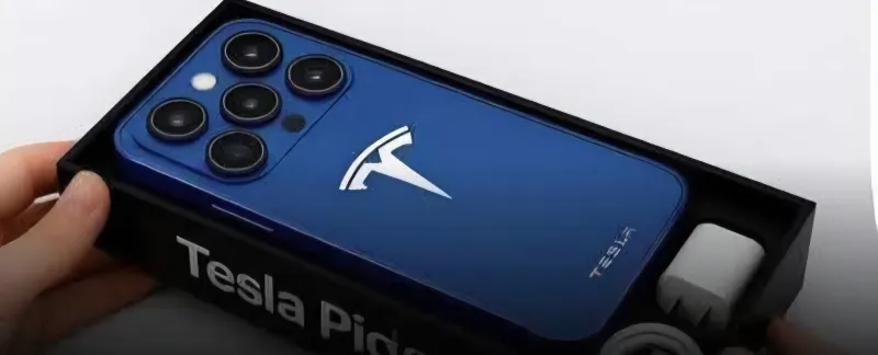 En redes circulan muchas imágenes de cómo sería el celular de Tesla / Redes Sociales