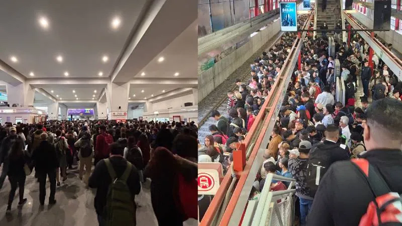 Usuarios tardaron hasta una hora esperando un convoy/X