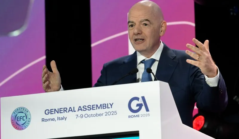 Infantino en asamblea