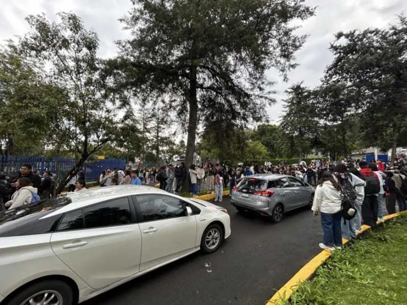 Los alumnos se quejaron de que no hubo protocolo de evacuación/X