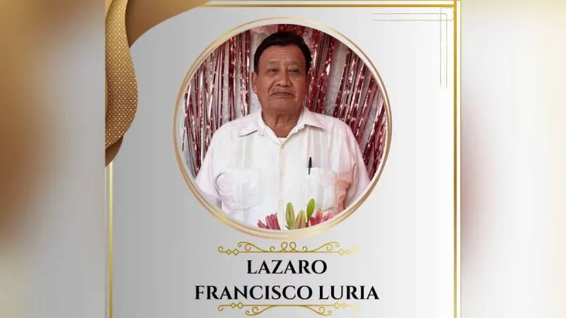 Lázaro Francisco Luria fue exalcalde de Chinameca, Veracruz; autoridades confirmaron su muerte este 6 de noviembre. / FB: FuneralesOteapan