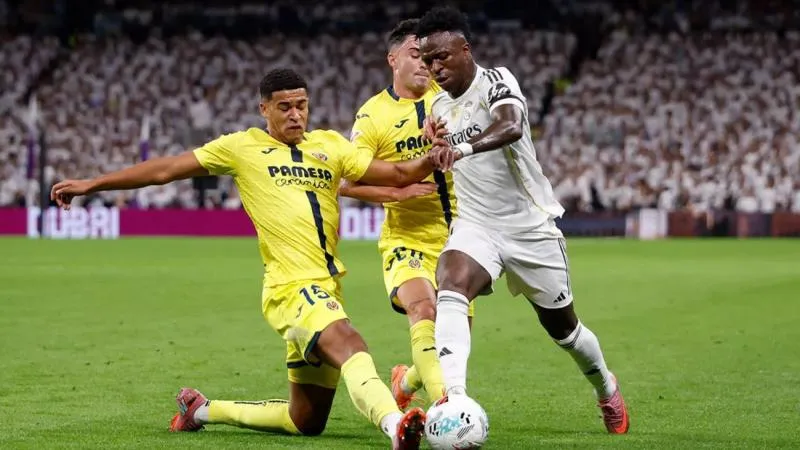 Vinicius marcó doblete frente al Villarreal | realmadrid.com