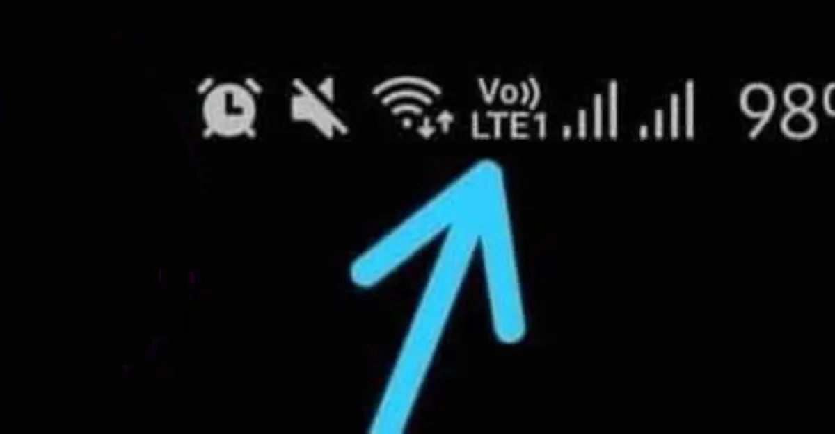 El icono de VoLTE aparece en la parte superior de tu celular / Redes Sociales