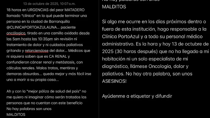 El cantante colombiano alcanzó a describir lo que estaba viviendo / IG: @joanmusica