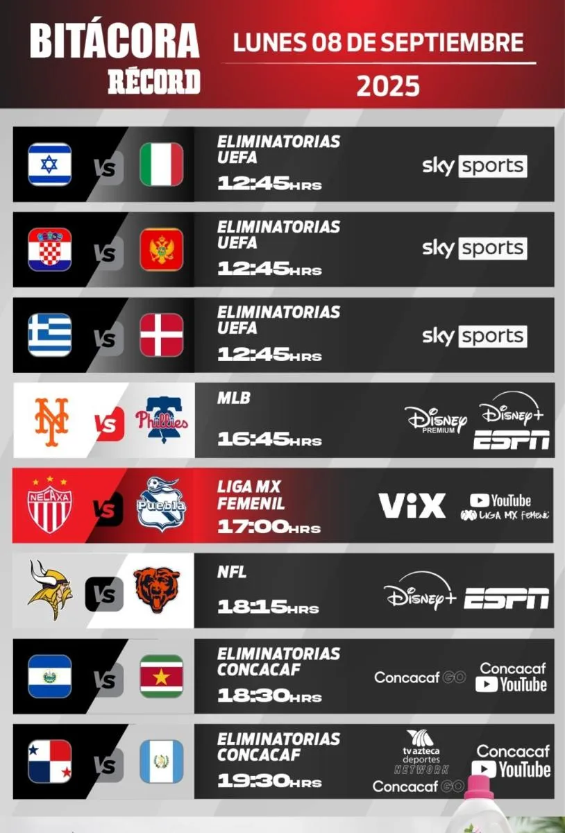 Agenda deportiva | RÉCORD