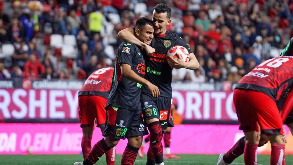 Juárez celebra el gol del empate | MEXSPORT