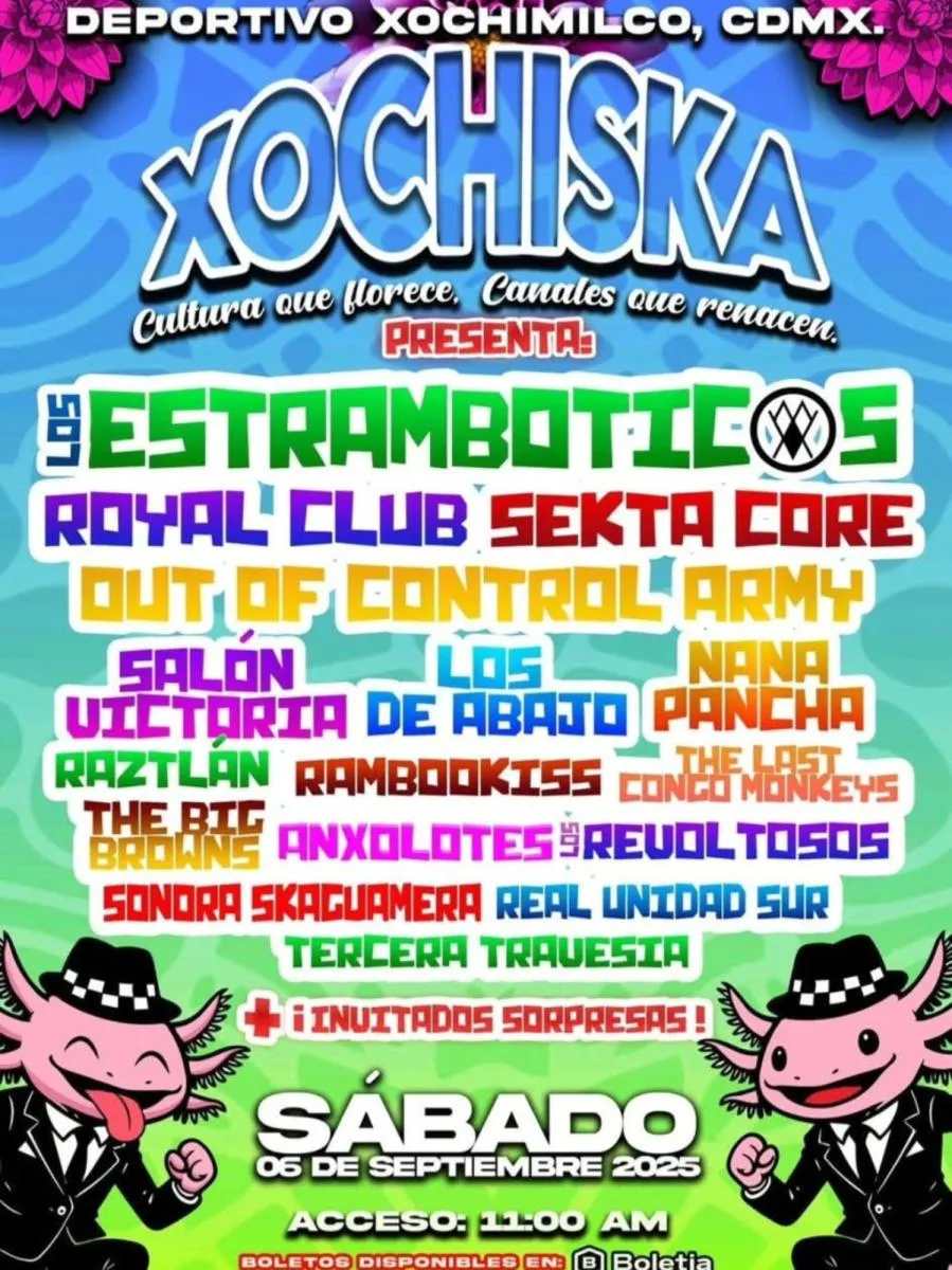 Xochiska anuncia una edición con más bandas y mucha lucha libre / Redes Sociales