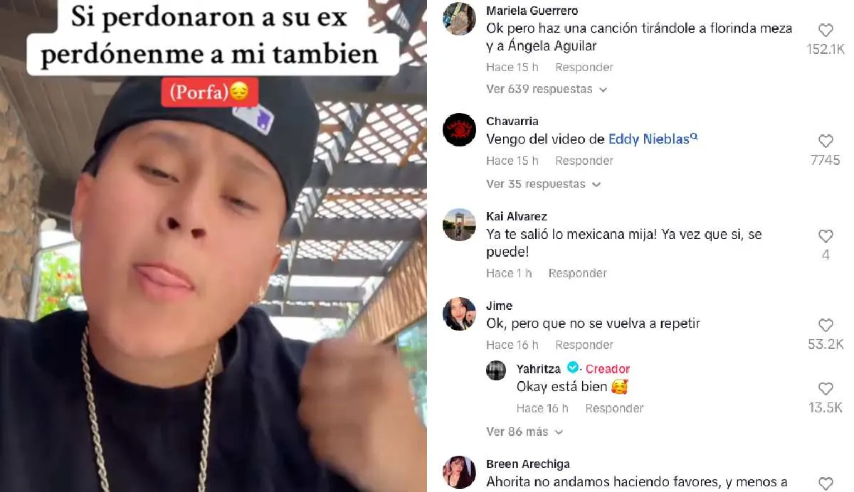 El video de la cantante recibió varios comentarios y ya supera los 3 millones de vistas/IG: @yahritza