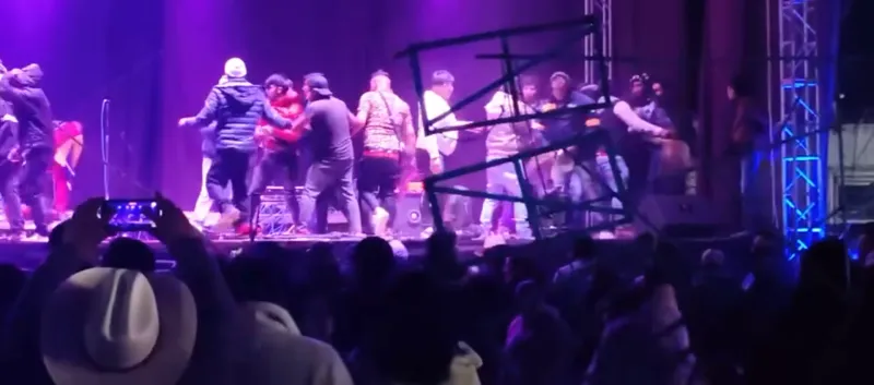 Son Tepito fue interrumpido por otra banda a la que nadie invitó / Redes Sociales