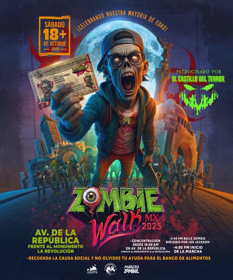 Para este año se realizará una coreografía de 'Thriller' de Michael Jackson / FB: @MarchaZombieMx