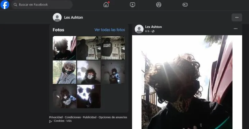 Este es el perfil en Facebook que abrió el presunto agresor horas antes del ataque/Facebook