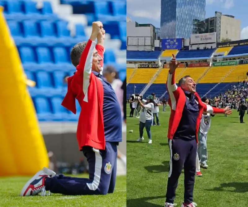 Así celebró Contreras el triunfo en el Clásico de Fase Regular