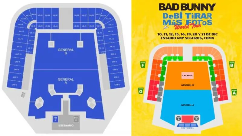 Al mapa de boletos ahora se agregó la sección de 'La Casita'/Ticketmaster