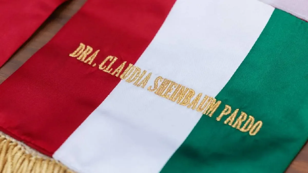 La banda lleva el nombre de la presidenta de México/Presidencia de México