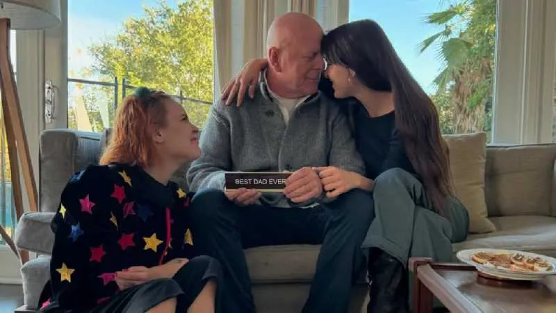 Desde su diagnostico, Bruce ha sido cuidado por su familia/IG: @rumerwillis