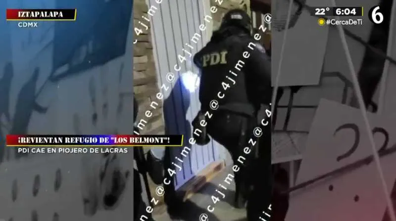 El video en cuestión trata de un cateo en una casa de Iztapalapa/X: @c4jimenez