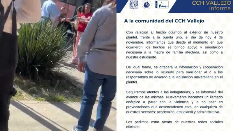 La UNAM lanzó un comunicado para condenar los hechos/X